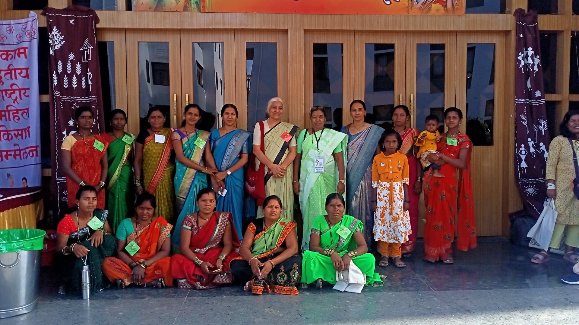 Women leaders at a community event